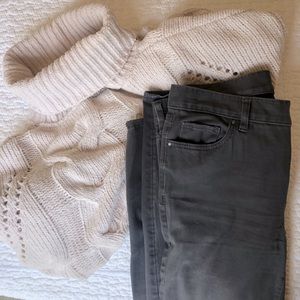 Charcoal “modern” pant